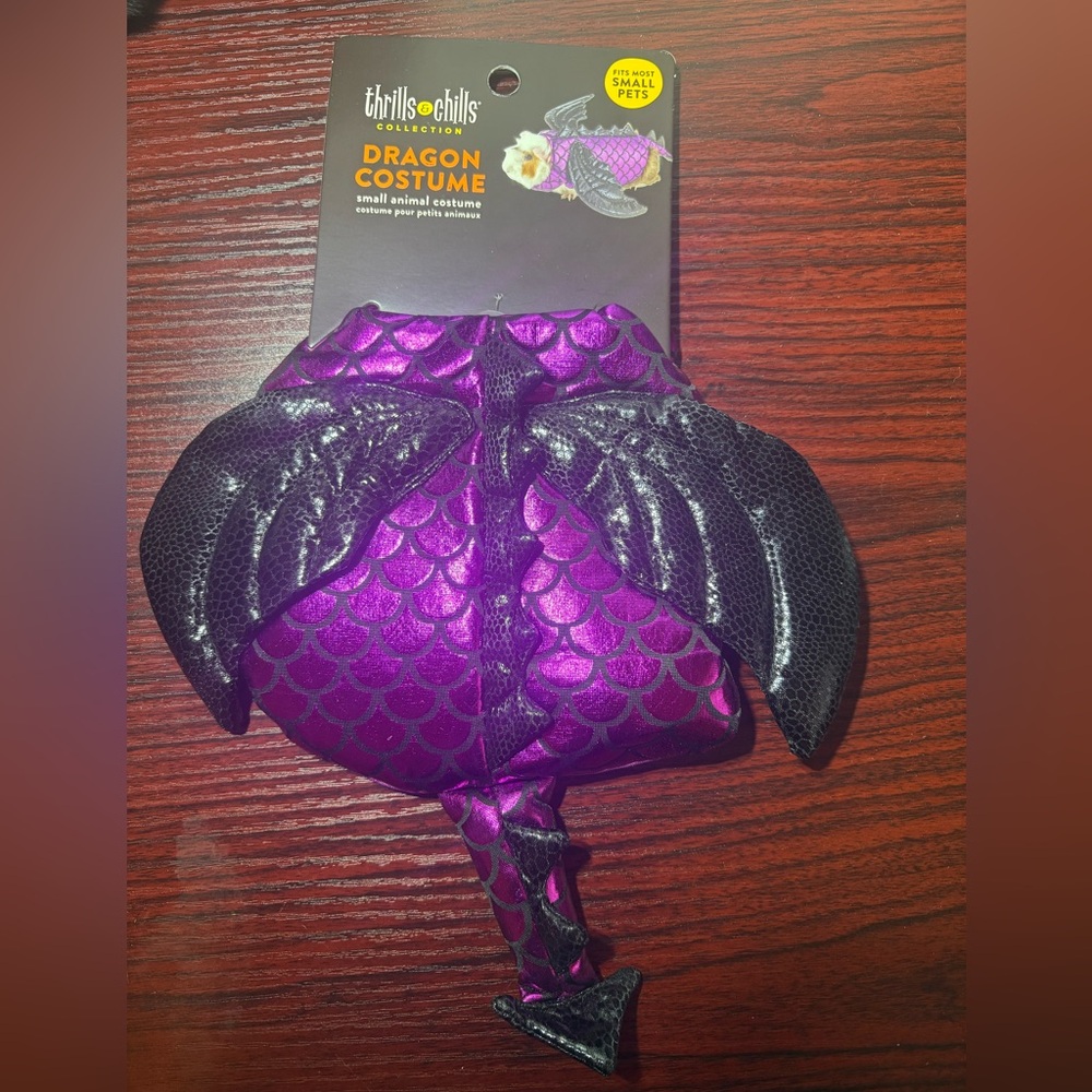 Purple Dragon Costume for Small Pets